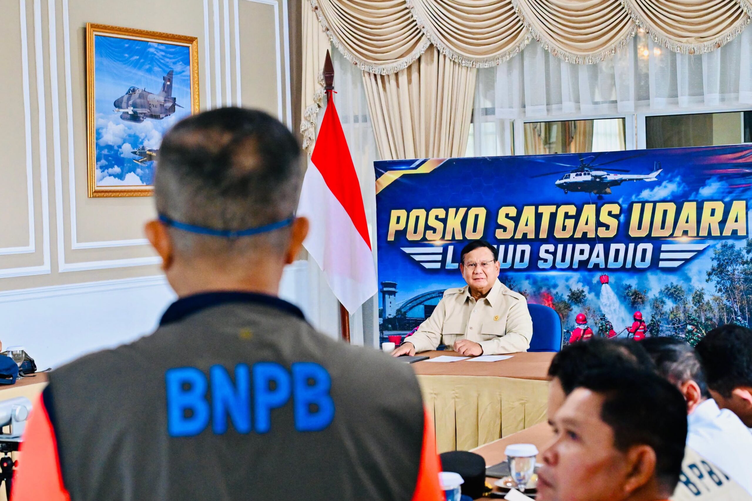 Prabowo Langsung Pimpin Penanganan Karhutla dan Kerahkan 1.500 Personel di Kalbar
