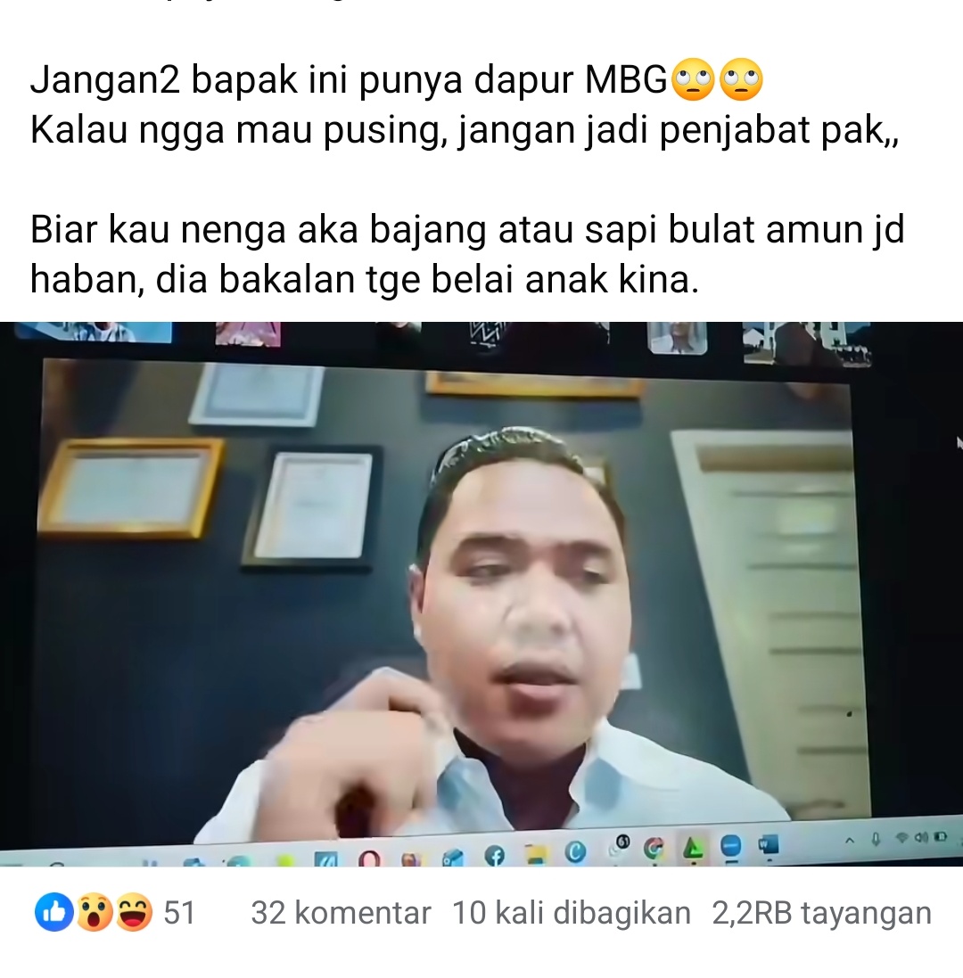 Viral Video Kadisdik Kalteng: Sekolah Libur, Dapur MBG dan Kantin Disebut Bisa Terdampak