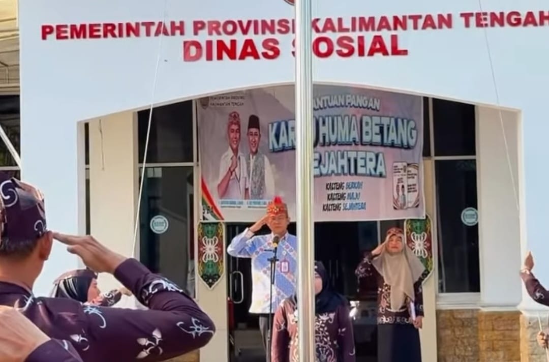 Dinsos Kalteng Gelar Upacara Hari Anak Nasional ke-42