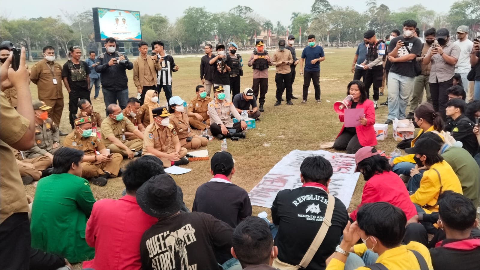 Akhirnya Gubernur Mau Temui Aliansi Masyarakat Kalteng Melawan