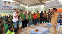 Agustiar Sabran Salurkan Bantuan untuk Ojol di Tengah Kabut Asap Karhutla Kalteng