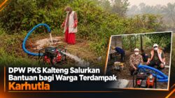 DPW PKS Kalteng Salurkan Bantuan bagi Warga Terdampak Karhutla