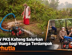 DPW PKS Kalteng Salurkan Bantuan bagi Warga Terdampak Karhutla
